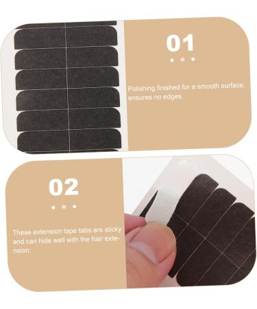 Beatifufu 10 Sheets Hair Extension Double Sided Tape Human Hair No- Residue Tape Hair Extension Tape Double- Sided Replacement Tape Lace Front Wig Tape Non-woven Fabric Water Proof Appendix - Buy Online on GoSupps.com