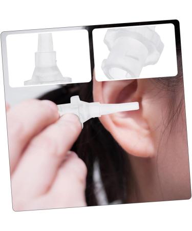 KOMBIUDA 10pcs Disposable Ear Washer Tips for Ear Cleaning Safe Material - Buy Online on GoSupps.com