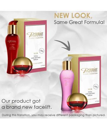 Premier Dead Sea BIOX Serum & Eye Cream Set - Anti-Age & Wrinkle Treatment Kit - 1.7 FL oz. + .34 FL oz - Buy Online on GoSupps.com