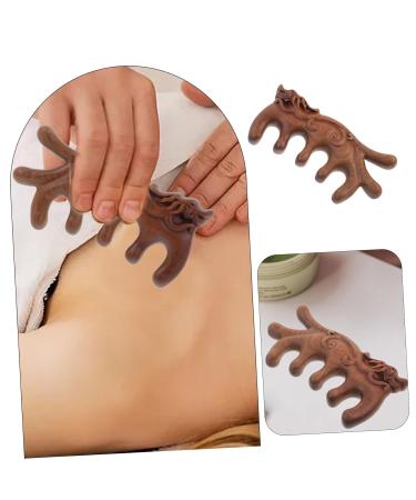 Soothe Your Scalp with Tovinanna Sandalwood Massage Comb - Natural Wooden Hair Care Tool for Relaxation & Scalp Health | 11.50x6.00x1.70cm Brown - Buy Online on GoSupps.com