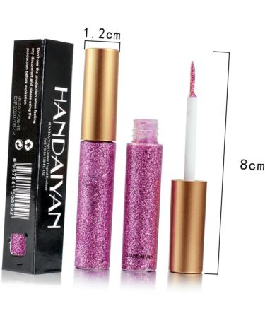 Beavorty Shiny Eyeshadow 10pcs Liquid Eyeliner Shining Glitter Eyeliner Eye Makeup Accessories Liquid Eye Shadow for Girls Women Ladies Shinny Eyeliner - Buy Online on GoSupps.com