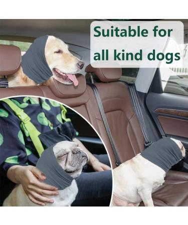 Anlitent Calming Dog Hoodie with Ear Cover for Anxiety Relief and Grooming - Small Blue - Buy Online on GoSupps.com