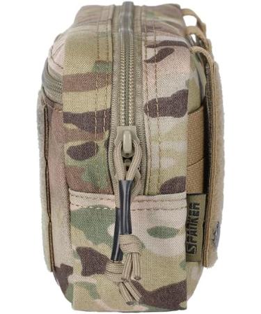 EXCELLENT ELITE SPANKER Tactical Molle Admin Pouch - Utility Tool Pouch for Tactical Vest/Chest/Waist Pack, EDC Bag - Triple-MC - Buy Online on GoSupps.com