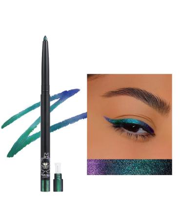 Erinde Erinde Metallic Chameleon Blue Glitter Eyeliner Pencil Multicolor Eye Stick Long-Lasting Sparkling Eyeliner