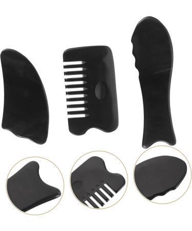 Minkissy 15-Piece Horn Massage Tool Set | Multifunctional Gua Sha & Muscle Massager for Beautiful Face & Neck Care - Buy Online on GoSupps.com