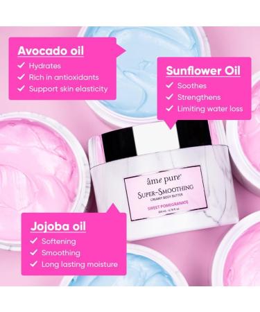 Ame Pure Body Butter - 200ml Body Cream - Body Lotion For Dry Skin - Body Butter For Women - More Than Body Moisturiser It's The Body Lotion Women Adore - Indulge in Pure Elegance! Sweet Pomegranate - Buy Online on GoSupps.com