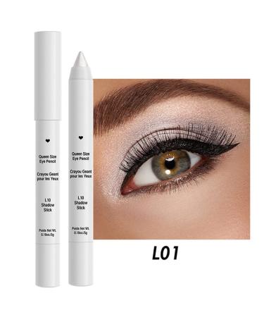 ROPALIA White Eyeliner Highlighter Stick for Eye Brightening & Brow Shaping - Matte Finish, Creamy Pencil Crayon for Inner Corner Highlighting (01) - Buy Online on GoSupps.com