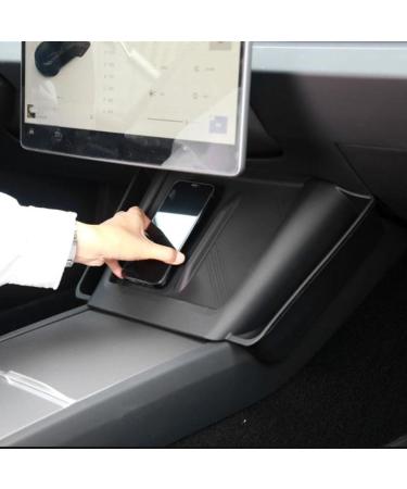 Wireless Charger Mat Model 3 - Black Anti-Slip Pad with Side Pocket | Fast International Shipping - Buy Online on GoSupps.com