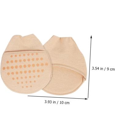 8 Pairs of Sole Pads Shoe Breathable Half Socks Insole Front Pad Women's Toe Socks Sponge - Buy Online on GoSupps.com