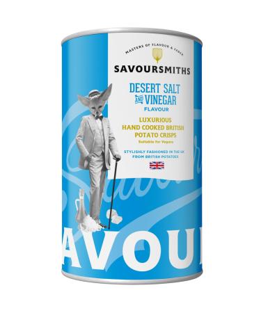 SAVOURSMITHS - Desert Salt and Vinegar Flavour Potato crisps Tin 100g