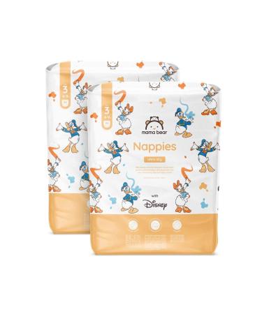 Amazon brand: Mama Bear Disney Ultra Dry diapers size 3 (4-9 kg)-monthly box white 172 pieces (2 packs with 86) size 3 (4-9 kg) monthly box