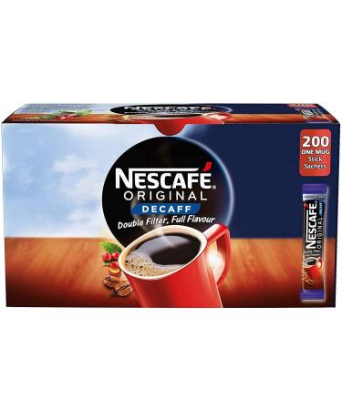  Nescafe Nescaf Decaff Pack of 200 sachets of coffee sticks - Buy Online on GoSupps.com