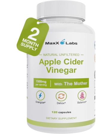 MaxX Labs Bladder Control Supplement + Apple Cider Vinegar Capsules Support for Urinary Tract Health Energy & Digestion Pumpkin Seed Oil Cranberry Extract ACV with Mother 60 Ct Each - Buy Online on GoSupps.com