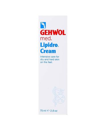 Gehwol Med Lipidro Cream 2.6 Fl Oz for Unisex - Hydrating Foot Care Treatment - Buy Online on GoSupps.com