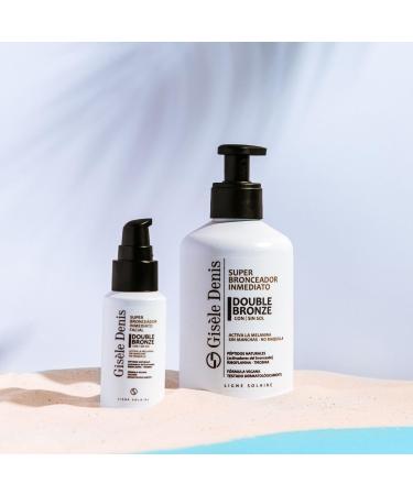 GIS LE DENIS - Pack Super Bronzage Instantan Double Bronze Visage 40 ml + Corps 250 ml Cr me Bronzante Acc l rateur de Bronzage Cr me Bronzante Parfum Agr able Formule Vegan - Buy Online on GoSupps.com