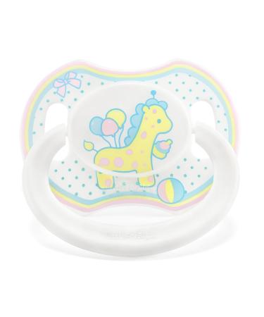 LittleForBig Large Shield Pacifier Generation II in Adult Size Baby Giraffe Pattern Yellow - Buy Online on GoSupps.com