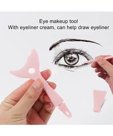 Silicone Winged Tip Silicone Aid Multifunctional Detachable Silicone Aid Makeup Silicone Winged Tip Eyeliners Reusable Makeup Silicone Winged Tip for Cosmetic () Pink - Buy Online on GoSupps.com