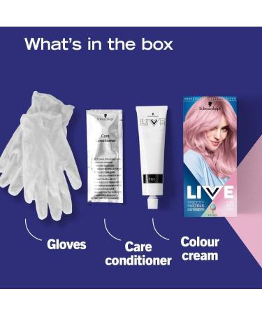 Schwarzkopf LIVE Pretty Pastels Rose Gold Hair Dye - Semi-Permanent, Lasts Up To 8 Washes - 1 Count - Buy Online on GoSupps.com