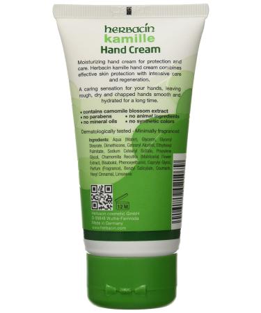 Herbacin Kamille Hand Cream 2.5 oz - Pack of 2 | Moisturizing Hand Lotion - Buy Online on GoSupps.com