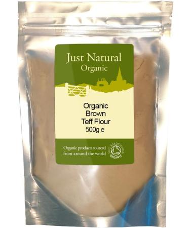 Just Natural Organic Brown Teff Flour - 17.63 Oz