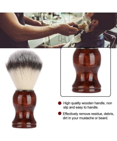 Portable Wooden Shaving Brush for Men - Ideal for Home & Travel | Premium Beard & Hairdressing Brush - Buy Online on GoSupps.com