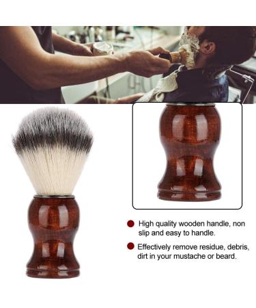 Portable Wooden Handle Shaving Brush | Comfortable Beard Softening & Residue Removal | International Shipping - Buy Online on GoSupps.com