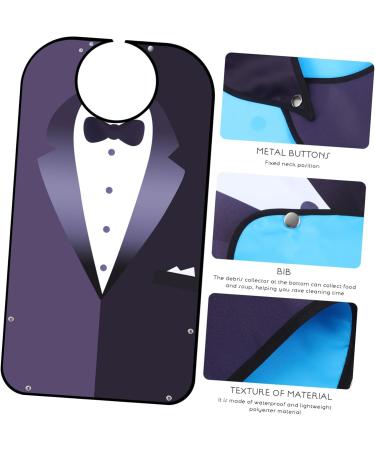 4 Pcs Bib Elderly Eating Cloth Elder Burp Cloth Waterproof Aprons for Men Elders Eating Protectors Mens Apron Drool Adult Smock Food Clothes Polyester Man Protective Case/157 - Buy Online on GoSupps.com