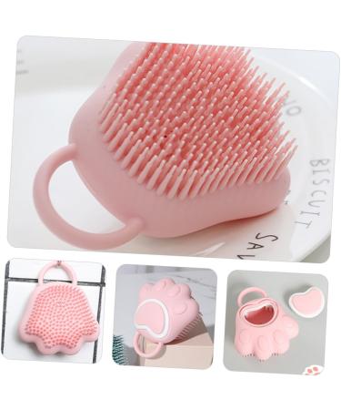 Magiclulu 3-in-1 Shampoo Brush for Kids | Hair Growth & Scalp Massage | Travel-Friendly Silicone Hair Care Tool | Pink - Buy Online on GoSupps.com