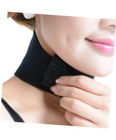 Clispeed 4-Piece Neck Braces Set - Heated Magnetic Pads for Neck Pain Relief - Black - 52x10x0.5cm - Buy Online on GoSupps.com
