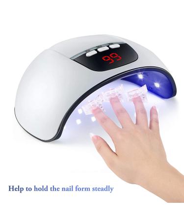 MIKIMIQI 5 Pcs Poly Gel Nail Tips Clips - Quick Building UV LED Extension Tool for DIY Nail Art - Buy Online on GoSupps.com