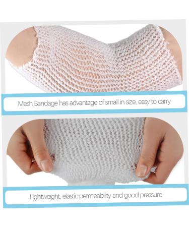 Hemoton Elastic Sport Tape - 1 Roll Athletic Sprain Fixing Tape 200x5.8cm - White Mesh Sports Accessories for International Shipping - Buy Online on GoSupps.com