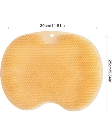 Shop the Best Shower Foot Scrubber with Non-Slip Suction Cups - Foot and Back Massage Device in Orange | International Shipping Available - Buy Online on GoSupps.com