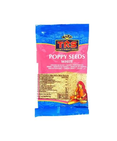TRS Poppy Seeds White | 100G |Cooking Baking Pastry Herbs and Spices | Vegan | Gluten Friendly | Non-GMO | Indian Origin - Buy Online on GoSupps.com