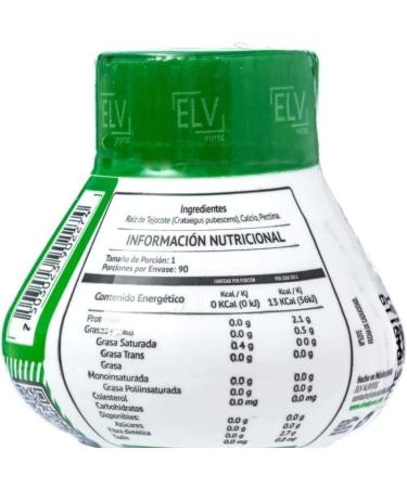 ELVPOTEC 90-Count Mexican Herbal Supplement 3 Month Supply | 100% Natural Ingredients | Made in Mexico - Buy Online on GoSupps.com