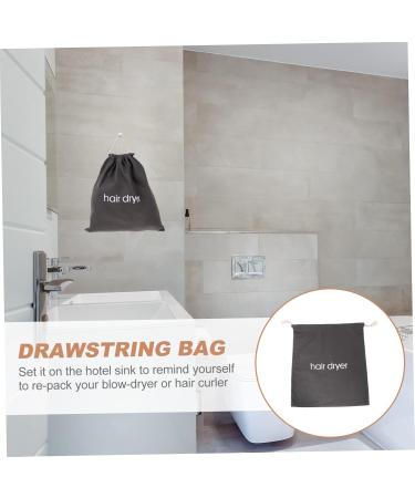 SKISUNO Hair Dryer Bag Travel 1pc Hair Dryer Storage Bag Travel Storage Box Barreled Hair Dryers Accessories 33x30cm Dark Grey - Buy Online on GoSupps.com