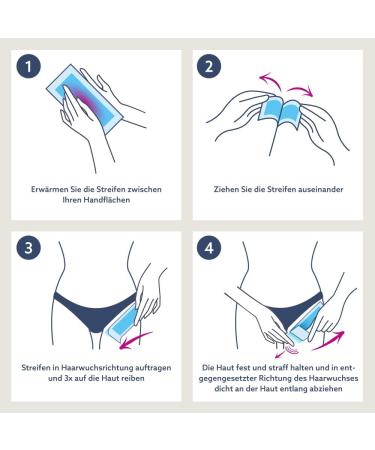 Buy Amazon Bikini Wax Strips - Vanilla Fragrance Gentle Fabric 16 Pieces 4-Pack for Smooth Bikinizone - International Shipping Available - Buy Online on GoSupps.com