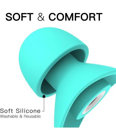 Comfortable Ear Plugs for Sleeping - 2 Pairs Multi-Size Reusable Noise Reduction Earplugs for Women & Small Ears | Ideal for Sleep & Snoring - Buy Online on GoSupps.com