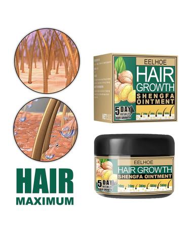 Ginger Hair Growth Ointment - Hair Regrowth Serum for Hair Loss Treatment - Scalp Massage Essence Cream - 30g/1 OZ Sample - Buy Online on GoSupps.com