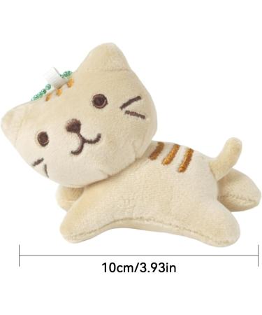 Buy Kawaii Cat Plush Key Pendant | Cute Cartoon Keychain - Soft Plush Figure Toy - Buy Online on GoSupps.com