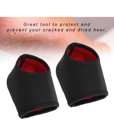 2 Pairs Moisturizing Heel Socks - Neoprene Compression Support for Dry Cracked Heels Pain Relief & Swelling Ease - Washable Ankle Brace - Buy Online on GoSupps.com