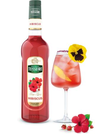Mathieu Teisseire - Assortment of Elderflower Syrup and Hibiscus Syrup for refreshing drinks and cocktails 2x70cl - Buy Online on GoSupps.com