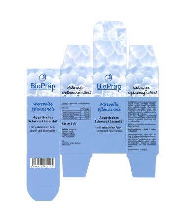 Buy BioPr p Egyptian Black Cumin Oil 50 ml - Premium Natural Health Oil | International Shipping Available - Buy Online on GoSupps.com