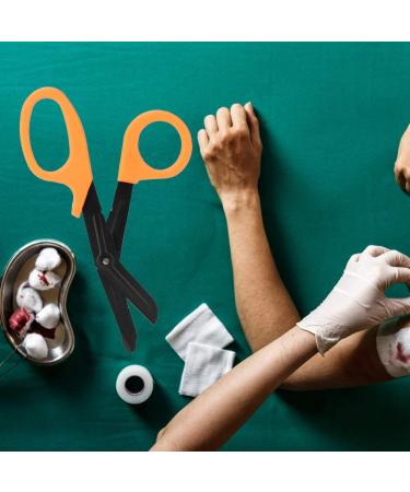 Buy EVGATSAUTO Trauma Scissors - EMT First Aid Stainless Steel Emergency Military Rescue Scissors in Orange | Fast International Shipping - Buy Online on GoSupps.com