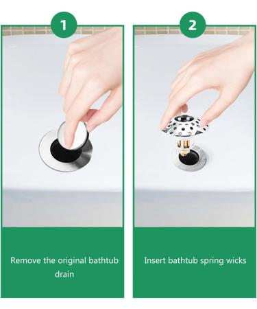Convenient Drain Stopper Efficient Popup Drain Anti-Odor Sink Strainer Simple Replacement Lightweight for Bathroom Sinks Sink Strainer Plug Easy to Use Bathroom Sink Plug Leak-Proof Basin Drain Plug - Buy Online on GoSupps.com