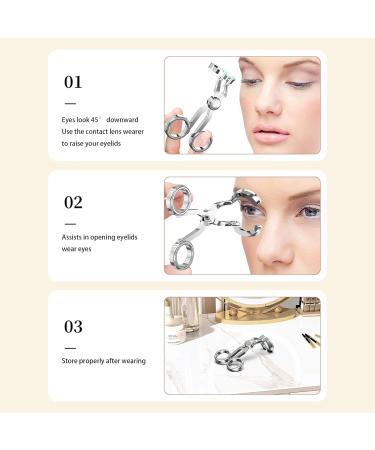 Ranley Portable Contact Lens Eye Opener Tool - Safe Eyelid Stretcher & Makeup Companion - Buy Online on GoSupps.com