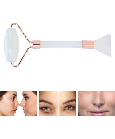 Verdant Touch Dual Head Face Roller Massager | Skin-Friendly Gua Sha Tool for Facial Massage - Buy Online on GoSupps.com