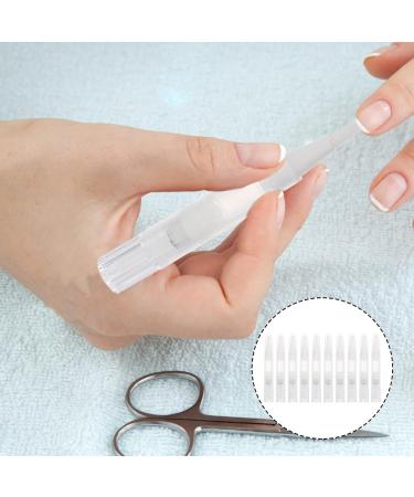 Fomiyes 10-Piece Transparent Lip Gloss & Nail Brush Set - Cosmetic Eyelash Growth Liquid Containers - Clear Lip Gloss Accessories for Flawless Application - Buy Online on GoSupps.com