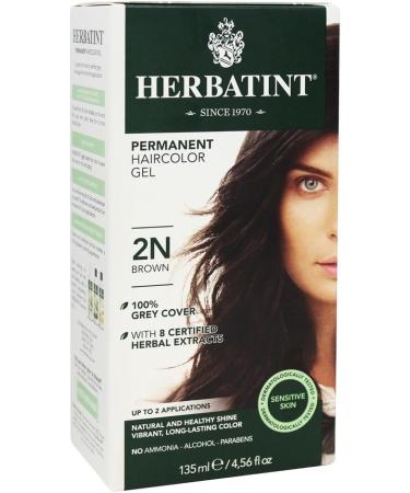 Herbatint 2N Brown Permanent Herbal Hair Color Gel 4.5 fl. oz. (a) by Herbatint - Buy Online on GoSupps.com