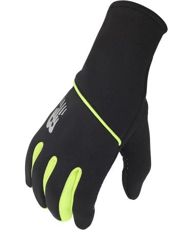New Balance Adult Cold Weather Gloves Small/Medium - Black | Performance DWR Technology - Buy Online on GoSupps.com