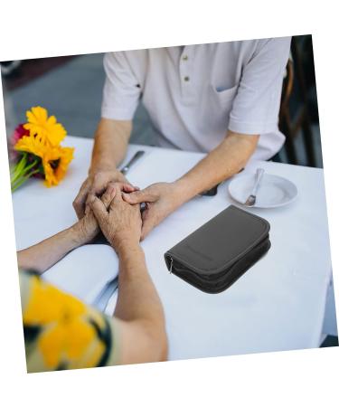 DOITOOL Glucose Meter Hard Travel Case - Blood Sugar Monitor Organizer Shell for Convenient Storage of Sphygmomanometer Accessories and Test Lancet - Black - Buy Online on GoSupps.com